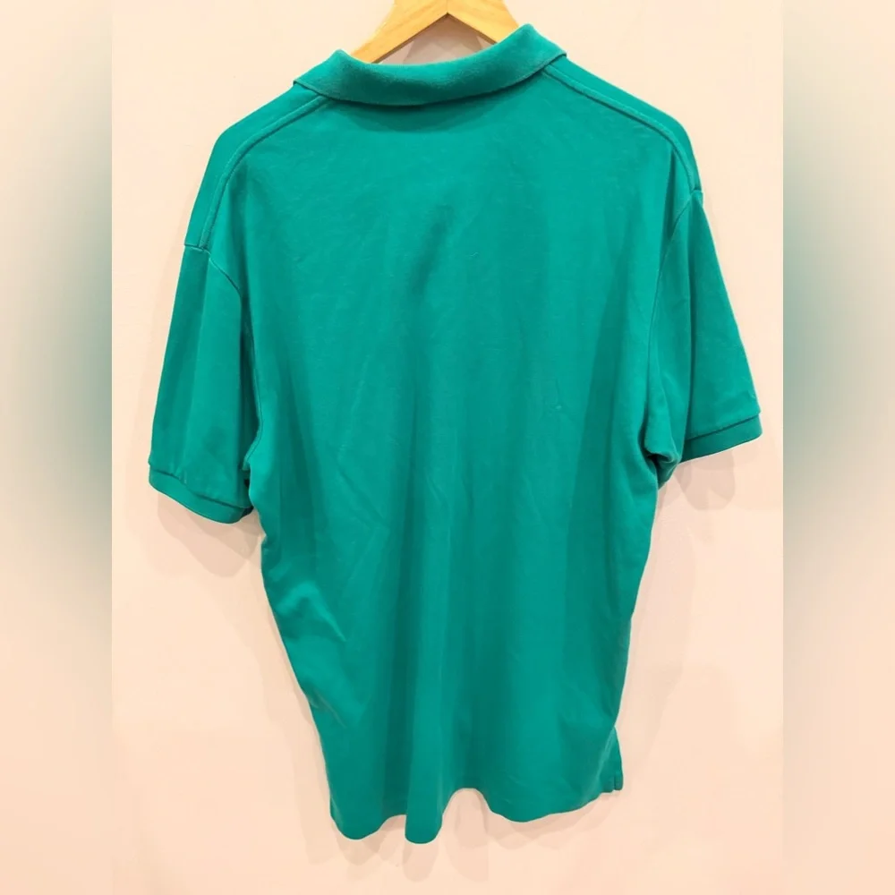 Polo Ralph Lauren Mens Polo Shirt Large Green Short‎ Sleeve Classic Pony